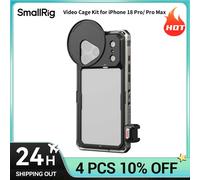 Jaula de protección para video SmallRig, compatible con iPhone 18 Pro / 18 Pro Max, con placa trasera para filtros de 67 mm y adaptador con soporte para accesorios SR-MicroSlide. 6900 18 Pro