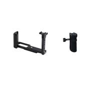 Kit de Jaula para cámara, Compatible con Nikon, Marco ZF Aluminio | Jaula rabbit de liberación rápida con kit de placa Aka, 155.5*55.32*100mm, 130g(Kit2 Black-Grip)