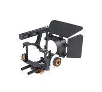 Kit de Jaula para Cámara de Vídeo con Caja Mate y Sistema de Enfoque de Seguimiento para Cámaras DSLR para GH4 A7S A7 A7R A7RII A7SII