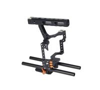 Kit de Jaula para Cámara de Vídeo con Caja Mate y Sistema de Enfoque de Seguimiento para Cámaras DSLR para GH4 A7S A7 A7R A7RII A7SII