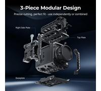 Kit de Jaula SmallRig para Blackmagic PYXIS 6K / 12K, Diseño Modular con Placa Lateral Expandible para SSDs con Asa Superior -5281 5281