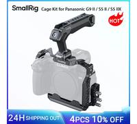 Kit de jaula SmallRig para Panasonic G9 II / S5 II / S5 IIX, con abrazadera de cable de mango superior Placa de liberación rápida Arca-Swiss para trípodes 5752 Cage Kit 5752