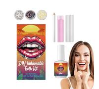 Kit de joyería de dientes, artificial de dientes | Joyería de dientes de piedras preciosas de dientes de,Joyería de dientes de , artificial para mujeres, novia, madre, esposa