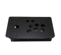 Kit de juego con manija y panel acr?lico de repuesto para joystick de arcade DIY, construcci?n robusta, f?cil de instalar, color negro