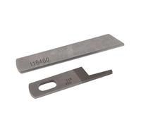 Kit de Juego de Cuchillos Overlocker para Máquina de Coser con Hoja Superior e Inferior, Kit de Agujas de Remalladora Industrial de Repuesto para Máquinas de Coser