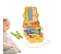 Kit de juego de pretend en preescolar genérico - set de juego de simulación, aprende mientras juega juguetes interactivos para niños juego de rol de juego, ingeniero de dibujos animados y doctor finge