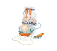 Kit de juego de pretend en preescolar genérico - set de juego de simulación, aprende mientras juega juguetes interactivos para niños juego de rol de juego, ingeniero de dibujos animados y doctor finge