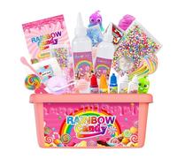 Kit de juego para niños, divertido juego de juguetes educativos, pasta de caramelos con diseño robusto y creativo, kit de actividades artesanales con estructura ergonómica compacta