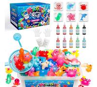Kit de Juguetes Mágicos de Agua Kiditos, Kit de Hada de Agua Aqua Fairy-10 Geles Mágicos y 6 Moldes