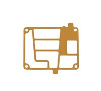 Kit de Junta de Cubierta de Embrague de Bomba de Aceite de generador de cárter de Motocicleta Compatible con R1 YZF R1 YZF R1 2004 2008 FZ1 FZ1 2006 2014(TOPCRANKCASECOVERPAD)