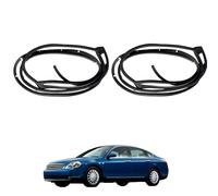 Kit de Junta de Goma para Puertas de Coche para Nissan Teana 2004-2007 OE: 80830-9W100 80831-9W100 82830-9W100 82831-9W100 - Aislamiento Acústico y Sellado Hermético Protección Efectiva contra