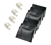 Kit de junta de película de calefacción eléctrica con clips de cobre y pasta aislante para una conexión fiable de película emisora de calor y sellado impermeable (4 abrazaderas y 8 pastas)