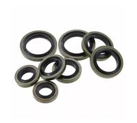 Kit de junta drenaje cárter automóvil M6/M8/M10/M12/M14/M16~M33, almohadilla perno, tapón goma, juego sellos arandela reemplazables(M24,10Pcs)