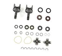 Kit de junta en U de sello de eje delantero, 32 piezas, reemplazo profesional de eje de yugo de eje exterior para ejes delanteros sólidos 50 60 1998 2004 Excursions 3/4