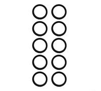 Kit de juntas de boquilla de gas de 10 unidades de construcción de goma para un sellado fiable en exteriores y talleres