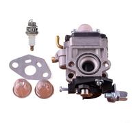 Kit de juntas de carburador de 5 piezas para MFH 3300 4P, para Sunseeker, para SK C 33 SS, construcción de metal con chispa y gas, para fácil instalación, juego plateado
