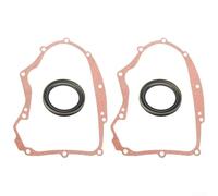 Kit de juntas de cárter y sello de aceite, paquete de 4 para modelos 591911 273488 690945 697227, juego de sellado de plástico de goma que evita fugas, instalación de reparación de motores de gasolina