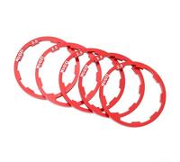 Kit de juntas de casete de bicicleta de aleación de aluminio, arandelas de cuerpo de buje y espaciadores de volante para afinar el eje inferior y la distancia del buje, varios tamaños 1.0/1.5/1.85/2.0