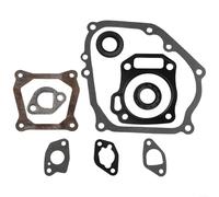 Kit de juntas de motor de cortacésped de 9 piezas de goma y no juego con culata, cárter, silenciador, carburador, aislador, juntas de filtro de aire y 2 (168F)