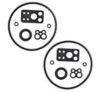 Kit de juntas de tazón flotante de repuesto para carburador doble 54832 V, 2 juegos para modelo 54832, hecho de papel y goma para mantenimiento del carburador