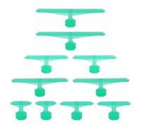 Kit de juntas extraíbles para abolladuras automotrices de 10 piezas para corrección de abolladuras en paneles metálicos de vehículos sin trabajos de acabado (verde)
