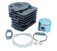 Kit de Juntas pistón Cilindro Plateado Nikasil 45 mm para Partner | Para repuestos de motosierra Formula 500