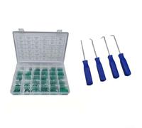 Kit de juntas tóricas de 495 piezas para técnicos de HVAC con sellos de nitrilo y 4 herramientas de manejo de sellos para sistemas de CA