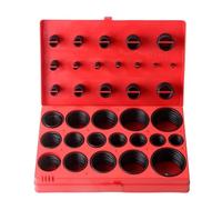 Kit de juntas tóricas métricas 419 piezas, 32 tamaños, goma, surtido for grifos, plomería profesional fácil de llevar