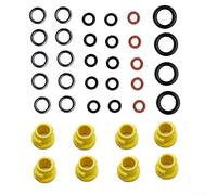 Kit de juntas tóricas para Karcher K2 K3 K4/K5/K6 para lavadora a presión K7, juego de juntas de repuesto 2.640-729.0 con arandelas rojas para modelos K1 K1400 WV50 Plus