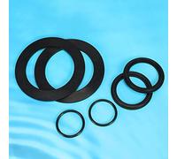 Kit de juntas tóricas y arandelas de silicona de 18 piezas para válvulas de émbolo de piscina Intex 25076RP, repuesto de sello sin fugas para mangueras de 15 pulgadas, mantenimiento de jardín (12