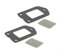 Kit de juntas y pantalla de pararrayos para SRM225 GT-1100 GT-2000 GT-230 GT-231 SRM-200 SRM-300 14586240630 14586642031 resistente al calor instalación suite para mantenimiento de cortacésped (2