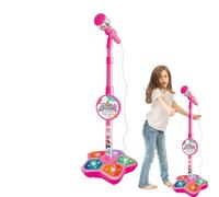 Kit de karaoke para niños - Máquina vocal portátil, juguete musical interactivo inteligente, regalo de sonido de fiesta colorido, salida de voz mejorada con efectos de luz | Práctica vocal activa para