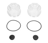 Kit de la Tapa de Aceite Xtevu, Cubierta del Polvo del Cubo del Eje 12011-1 Compatible con los Ejes Rockwell 9-16K, 3.75 Pulgadas de Remolque de baños de Aceite 8 Rosca