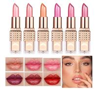 Kit De Labiales Para Viaje - Labial No Transfiere Y No Pegajoso,Maquillaje Labial Duradero Resistente Al Agua Para Mujeres Y Adolescentes En Bodas Y Eventos