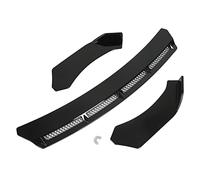Kit de Labio de Parachoques Delantero Universal, 3 Piezas, Alerón de ala para Modificación de Automóvil, Negro