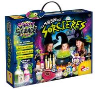 Lisciani - Crazy CIENCE - La casa de Las Brujas - Kit de experiencias mágicas para niños a Partir de 7 años - Laboratorio de Magia - Creación de pociones mágicas fosforescentes - Accesorios incluidos