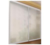 Kit de lámina aislante for ventanas, cortina térmica aislante de invierno, kit de aislamiento for ventanas, cubiertas de ventanas de PE translúcido(Gray,W110xh150cm (43.3x59.1 in))