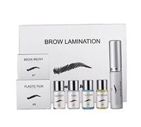 Kit de laminación de cejas, kit profesional de laminación de cejas 3D para un efecto duradero de 45 a 60 días, permanente de naturales y modernas con herramientas completas para uso doméstico