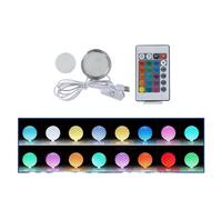 Kit de lámpara LED 001 Compatible con impresoras 3D Piezas de Hardware Bambulab Componentes de luz LED para Edificio de Modelos(1Set-16 Colorful)