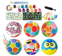 Kit De Lámpara Nocturna Artesanal, Lámpara De Fútbol Nocturna 12 Colores Iluminado, Material Artístico Educativo Para Habitación Infantil Y Aula Sala Dormitorio Fiestas Día Del Niño Vacaciones