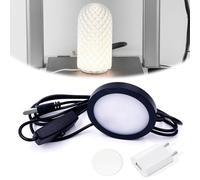 Kit de lámparas LED para impresora 3D para laboratorio A1/A1mini/P1S/P1P/X1C para manualidades con modelos de luz nocturna y fácil instalación, con adaptador USB, tres tipos de luz blanca (estilo