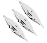 Kit de lanzadera para frivolité de 3 uds, lanzaderas de aguja de hierro con gancho, herramienta portátil para hacer encaje a mano, herramienta artesanal para tejer y coser en el