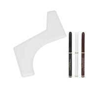 Kit de Lápiz de Relleno de Barba para Hombres, 4 Piezas Kit de Lápiz de Estilo de Barba para Hombre Plantilla de Guía Pluma de Relleno de Barba de Larga Duración Resistente Al Agua