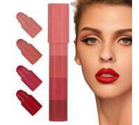 Kit De Lápiz Labial: Juego Mate Resistente Al Agua, Pigmento No Pegajoso