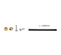 Kit de manguera de reemplazo Elvedes para freno hidráulico Shimano BH90 negro 2