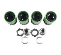 Kit de lavado de cubierta para cortacésped con adaptador de conexión rápida, boquillas de acero inoxidable y para cortacésped, compatible con, para Toro, para Craftsman