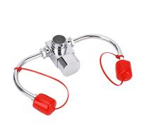 Kit de Lavado de Ojos, Accesorio de Fregadero de la Estación de Lavado de Ojos de Emergencia Montada en el Grifo de 360 grados, Solución de Descarga de Ojos de Primeros