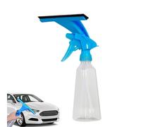 Kit de lavado para ventanas - Handheld Wiping Clear Brush, Built-In Sprayer Squeegee Kit | Streak-, Compact Ergonomic Wand, Soft Rubber Edge for Glass Panels, Patio Doors, Home Surfaces, Floor