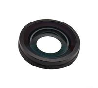 Kit de lente ultra gran angular de 185° para DJI Action 6 amplía el campo de visión Construcción de aluminio compacta 4x4x1.3CM Negro Fácil fijación para exteriores