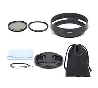 Kit de Lentes CPL 6 en 1, Lentes SS, CPL con capó Hueco de Metal, Cubierta, STO para DSLR Mirr CS (58mm)